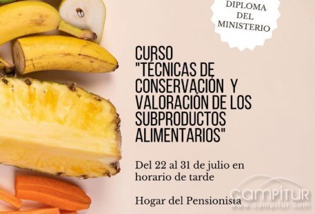 Curso de "Técnicas de Conservación y Valoración de los Subproductos Alimentarios" en Los Blázquez
