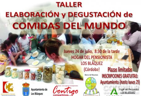 Taller "Elaboración y degustación de comidas del mundo"